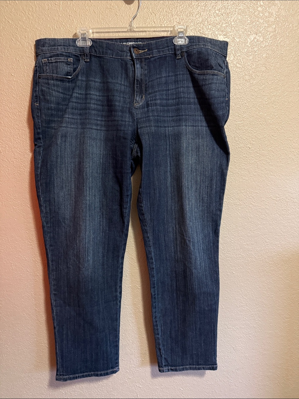 Liz Claiborne Women's Boyfriend Skinny Jeans Size 18